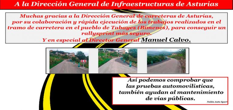 Agradecimiento a carreteras 2024