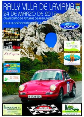 Cartel 1º Rallye Clásicos Laviana